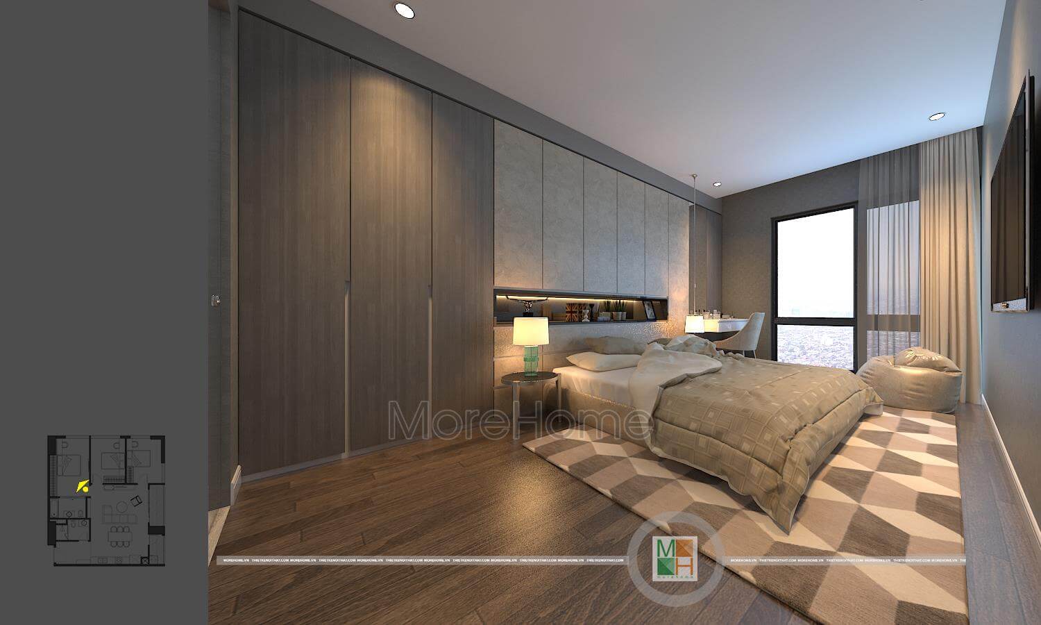 Thiết kế nội thất chung cư Imperia Garden